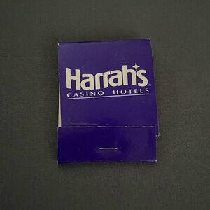 Vintage Harrahs casino hotel matches
